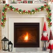 vidaXL Julkulagirland Flerfärgsdesign 186 cm Polystyren