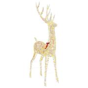 vidaXL 3D ren Varmvit 180 cm PET