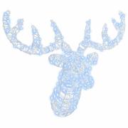 vidaXL Renhuvud med 140 LED-lampor Kallvit 60 cm Akryl