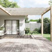 vidaXL Markis vertikal vit 180x1000 cm oxfordtyg