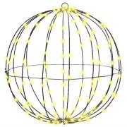 vidaXL Ball med 160 LED-lampor Varmvit 50 cm Metall