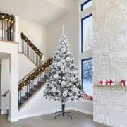 vidaXL Julkulssats XXL 4 pcs Silver Plast