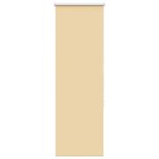 vidaXL Rullgardin mörkläggningsbeige 50x130 cm tyg bredd 45,7 cm