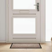 vidaXL Dörrmatta Beige 60 x 40 x 1.2 cm Teddytyg