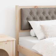 vidaXL Huvudgavel Övrigt Brun och taupe 75 cm Massiv furu
