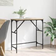 vidaXL Konsolbord artisan ek 75 x 32 x 75 cm Konstruerat trä