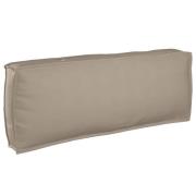 vidaXL Palldyna för ryggstöd Taupe 120 x 40 x 12 cm Oxford tyg
