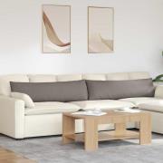 vidaXL Sofakuddar 2 pcs Taupe 145 x 40 cm tyg