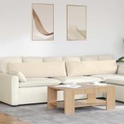 vidaXL Sofakuddar 2 pcs Beige 145 x 40 cm tyg