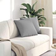 vidaXL Sofakuddar 2 pcs Moln Grå 45 x 45 cm tyg