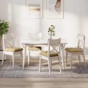 vidaXL Sittkuddar 4 pcs Grågrön 45 x 45 cm Kordread tyg