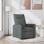 vidaXL Reclinerfåtölj Reclining Mörkgrå 69 x 86 x 100 cm tyg