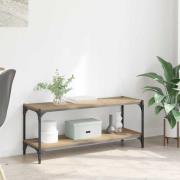 vidaXL TV-skåp Artisan Ek 100x33x41cm Konstruerat trä och järn