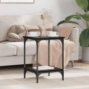 vidaXL Kaffeebord Svart Ek 40 x 40 x 55 cm Konstruerat trä