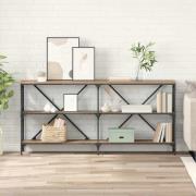 vidaXL Konsolbord Artisan Ek 160 x 30 x 75 cm Konstruerat trä