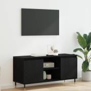 vidaXL TV-skåp Svart Ek 104 x 35 x 50 cm Konstruerat trä
