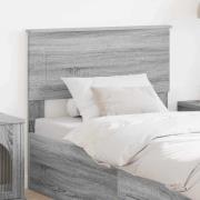 vidaXL Huvudgavel med huvudgavel Grå Sonoma 100 cm Konstruerat trä