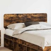 vidaXL Huvudgavel med huvudgavel Rökt ek 140 cm Konstruerat trä