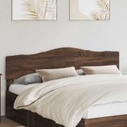 vidaXL Huvudgavel med huvudgavel Brun Ek 200 cm Konstruerat trä