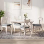 vidaXL Sittkuddar 4 pcs Moln Grå 40 x 40 x 12 cm tyg