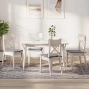 vidaXL Sittkuddar 4 pcs Moln Grå 40 x 40 x 3 cm tyg