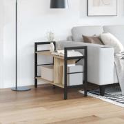 vidaXL Hyllsystem Sonoma-ek 75 x 30 x 58,5 cm Konstruerat trä