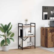 vidaXL Hyllsystem Gammalt trä 56 x 34 x 96 cm Konstruerat trä