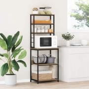 vidaXL Köks hylla Artisan Ek 60 x 40 x 168 cm Konstruerat trä