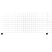 vidaXL Stängsel och Stånd Grå 1 x 10 m Stål