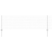 vidaXL Stängsel och Stånd Silver 0,6 x 25 m Stål