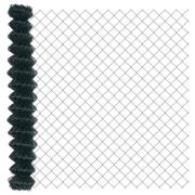 vidaXL Kedjelänk Stängsel Grön 10 x 1,5 m Stål