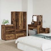 vidaXL Förvaringsskåp Gammalt trä 60 x 48 x 81 cm Konstruerat trä