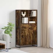 vidaXL Sideboard 2 pcs Rökek 81 x 36 x 150.5 cm Konstruerat trä