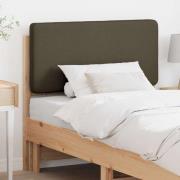 vidaXL Klädd sänggavel med huvudgavel Brun och Taupe 75 cm Massiv furu