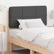 vidaXL Klädd sänggavel Brun och Mörkgrå 75 cm Massiv furu