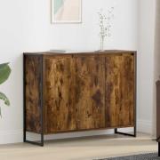 vidaXL Sidokabinett Rökek 96,5 x 30 x 75 cm Konstruerat trä