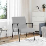 vidaXL fåtölj Moln Grå 59 x 75 x 78 cm tyg