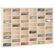 vidaXL Trämonter för samlarobjekt med 60 fack 60x4,5x40,5cm