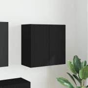 vidaXL TV Vägghylla Svart 59,5 x 31 x 60 cm Konstruerat trä