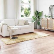 vidaXL Fusk Skinnmatta Tafalla Kräm 80 x 250 cm Polyester