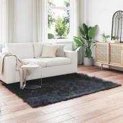 vidaXL Fusk Skinnmatta Tafalla Svart 120 x 170 cm Polyester