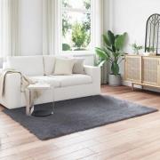 vidaXL Fusk Skinnmatta Tafalla Antracit 160 x 230 cm Polyester