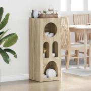 vidaXL Sideboard Sonoma-ek 40 x 35 x 100.5 cm Konstruerat trä
