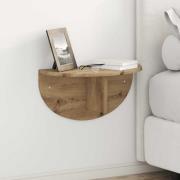 vidaXL Vägg hylla Artisan Ek 48 x 24 x 24 cm Konstruerat trä
