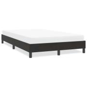 vidaXL Sängram utan madrass svart 120x210 cm sammet
