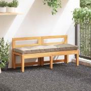 vidaXL Dyna till pallsoffa bomull 120x40x7 cm beige