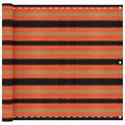 vidaXL Balkongskärm flerfärgad 90x500 cm HDPE