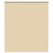 vidaXL Rullgardin mörkläggningsbeige 140x130 cm tyg bredd 136,6 cm