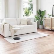 vidaXL Halkfri imitationskaninpälsmatta Olite Vit 100 x 200 cm