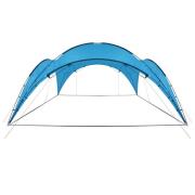 vidaXL Partytält valv 450x450x265 cm ljusblå